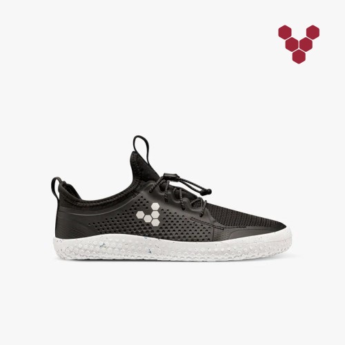 Vivobarefoot Primus Sport II Juniors Trainers Black UK JXIN